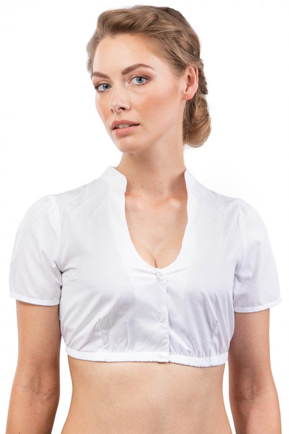 Damen Dirndlbluse Caro - weiss