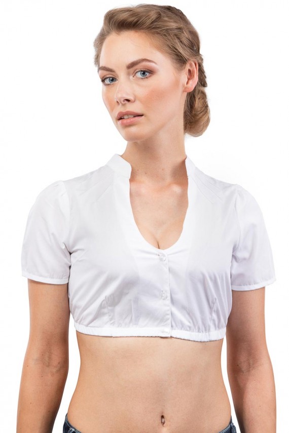 Damen Dirndlbluse Claire - weiss