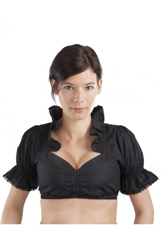 Dirndel Bluse Luna schwarz