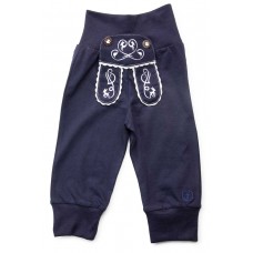 Kinder-Jogginghose "Reh" im Lederhosen Design - dunkelblau