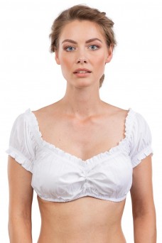 Damen Dirndlbluse Juliana - weiss