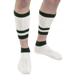 Trachten Socken Loferl grün/beige