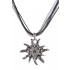 Damen Modeschmuck Edelweiß schwarz