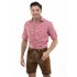 Herren Trachtenlederhose kurz Wiesnstern
